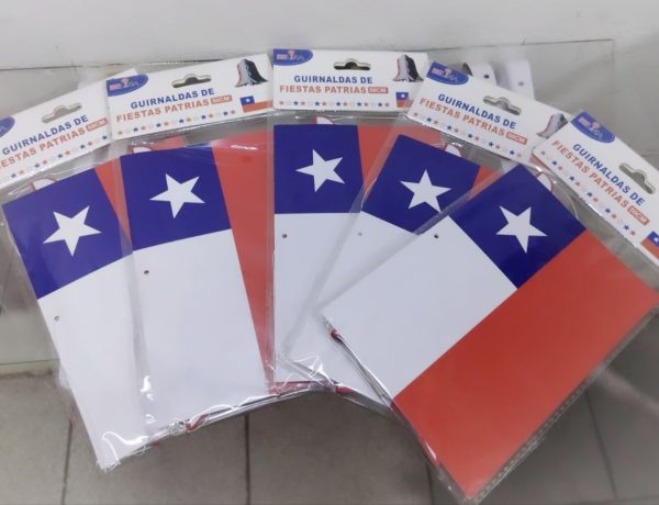 Adorno Copihues con Bandera