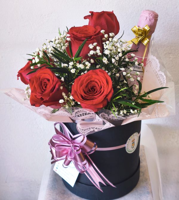 Box de Rosas con Espumante